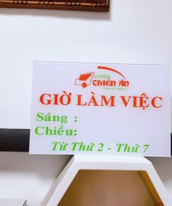 BẢNG GIỜ LÀM VIỆC
