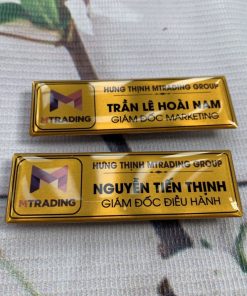 THẺ TÊN CÀI ÁO INOX