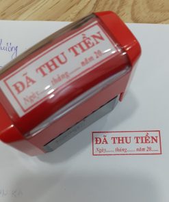 con dấu đã thu tiền có ngày tháng năm