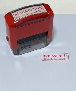 dấu đã thu tiền